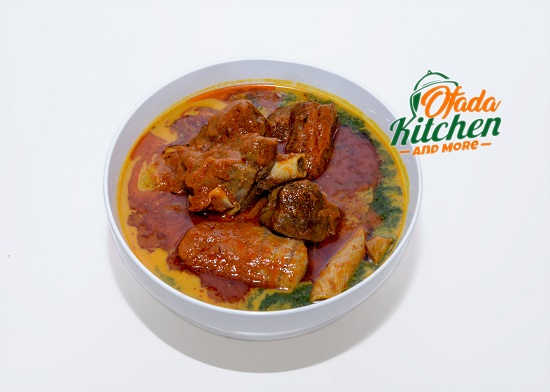 Amala with Gbegiri, Ewedu & Assorted Goat Meat