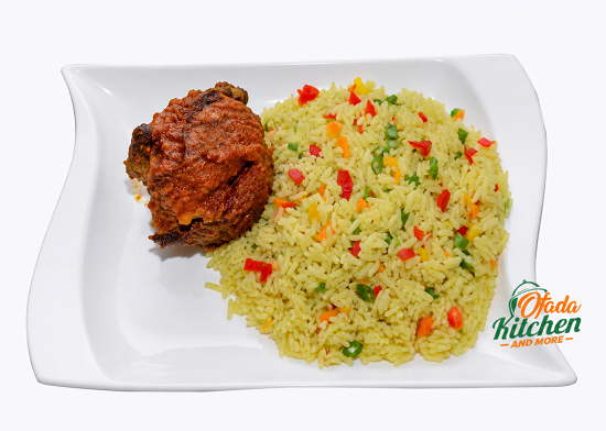 Fried Rice & Peppered Fish