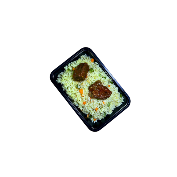 Fried Rice + Peppered Beef