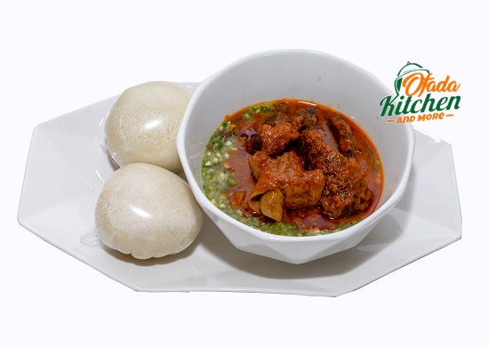 Semo + Okra + Stewed Beef + Stewed Assorted + Stewed Ponmo