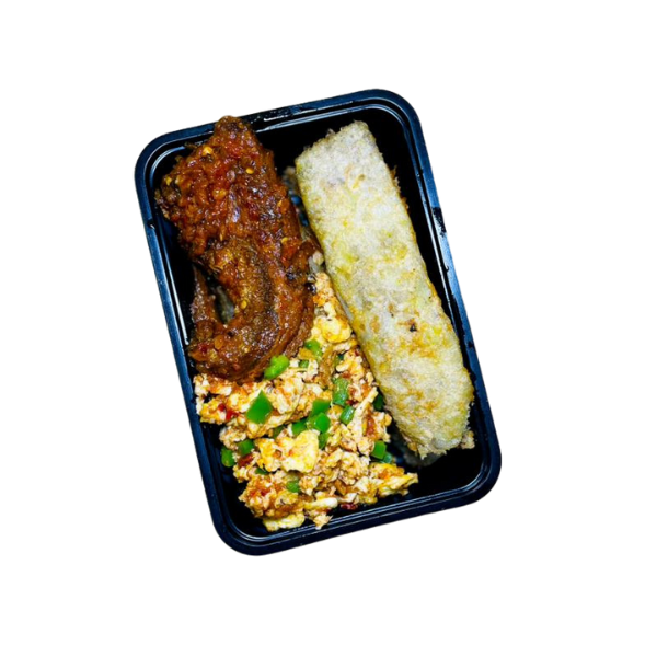 Yamarita Combo + Egg Sauce + Peppered Fish